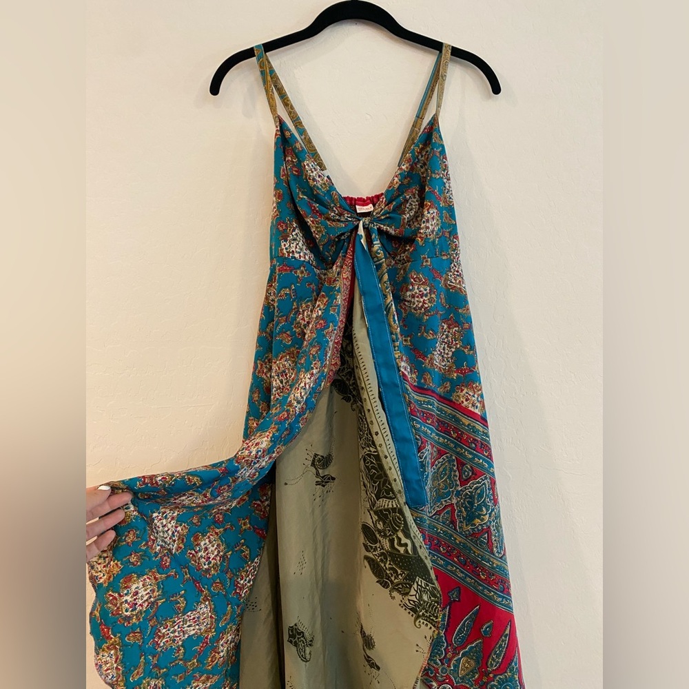 Boho Silk Dress - Picture 6 of 9